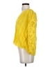 VALIÁNTE 100% Cotton Yellow Long Sleeve Blouse Size Sm (1) - photo 5