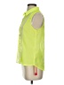 Assorted Brands 100% Polyester Color Block Green Sleeveless Blouse Size S - photo 5
