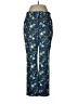 Tory Sport 100% Polyester Floral Blue Casual Pants Size 4 - photo 1