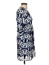 Collective Concepts 100% Polyester Print Blue Casual Dress Size XS - photo 4