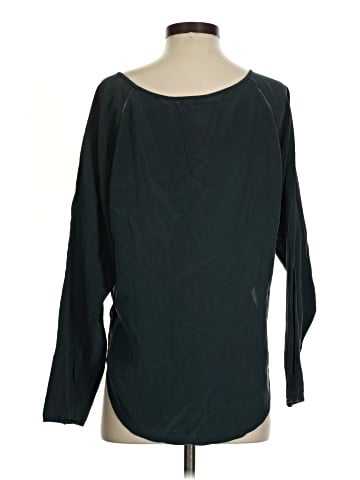 Vince. Long Sleeve Silk Top (view 2)