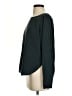 Vince. 100% Silk Black Teal Long Sleeve Silk Top Size S - photo 5
