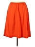 Shein Solid Orange Casual Skirt Size L - photo 1