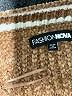 Fashion Nova 100% Polyester Stripes Brown Pullover Sweater Size L - photo 7