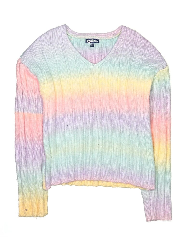 Pre-owned Freshman Kids'  Pullover Sweater In Pink