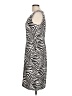 Coldwater Creek Animal Print Ivory Cocktail Dress Size 12 - photo 5
