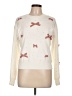 On Twelfth Polka Dots Ivory Pullover Sweater Size L - photo 1