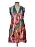 Daniel Benjamin 100% Polyester Tropical Pink Cocktail Dress Size L - photo 1