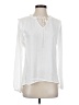 Left Coast by Dolan 100% Polyester White Long Sleeve Blouse Size S - photo 1