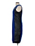 Eva Longoria Color Block Blue Cocktail Dress Size L - photo 5