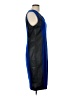 Eva Longoria Color Block Blue Cocktail Dress Size L - photo 4