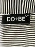 Do & Be Stripes Gray Long Sleeve Blouse Size S - photo 7