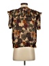 Unbranded Brown Short Sleeve Blouse Size S (estimated) - photo 2