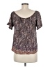 Knox Rose 100% Rayon Brown Short Sleeve Blouse Size M - photo 2