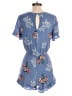 One Clothing Floral Blue Romper Size S - photo 2