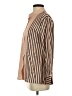 Unbranded Stripes Tan Long Sleeve Blouse Size S - photo 5