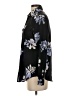 Banana Republic 100% Polyester Floral Black Long Sleeve Blouse Size XS - photo 5