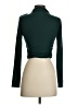 Lush Green Long Sleeve Top Size S - photo 2