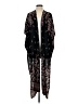 On The Road... 100% Polyester Black Kimono Size S - photo 1