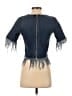 3x1 100% Cotton Solid Blue Short Sleeve Top Size XS - photo 2