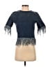 3x1 100% Cotton Solid Blue Short Sleeve Top Size XS - photo 1