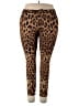 Doncaster Collection Animal Print Brown Leggings Size 18 - photo 1