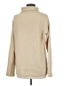 Something Navy Solid Tan Turtleneck Sweater Size M - photo 2