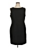 Kasper Solid Black Cocktail Dress Size XL (estimated) - photo 1