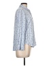 Alexander Jordan 100% Rayon Polka Dots Blue Long Sleeve Button-Down Shirt Size L - photo 4