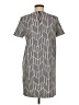 Zara Basic Chevron-herringbone Gray Casual Dress Size M - photo 2