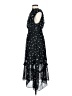 Unbranded 100% Polyester Stars Black Cocktail Dress Size S (estimated) - photo 5