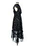 Unbranded 100% Polyester Stars Black Cocktail Dress Size S (estimated) - photo 4