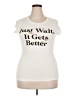 Wound Up Ivory Sleeveless T-Shirt Size XXL - photo 1