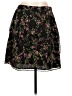 DressBarn 100% Polyester Floral Black Casual Skirt Size 10 - photo 1