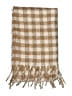 Aerie Checkered-gingham Brown Tan Scarf One size - photo 2