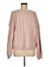 Prettygarden 100% Acrylic Pink Pullover Sweater Size M - photo 1