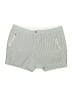 Caslon Stripes Gray Shorts Size 14 - photo 1