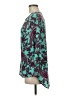 Newbury Kustom 100% Polyester Teal 3/4 Sleeve Blouse Size M - photo 5