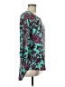 Newbury Kustom 100% Polyester Teal 3/4 Sleeve Blouse Size M - photo 4