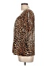 Neiman Marcus 100% Silk Brown 3/4 Sleeve Silk Top Size L - photo 5
