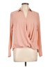 Timing Pink Long Sleeve Blouse Size L - photo 1