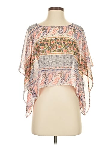 Melissa McCarthy Seven7 Short Sleeve Blouse (view 1)