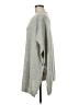 Ann Taylor LOFT Gray Poncho Size M - photo 5
