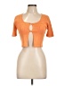 Nectar Clothing Orange Short Sleeve Top Size L - photo 1