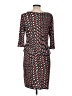 S-Twelve Print Red Casual Dress Size M (estimated) - photo 2