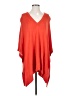 Ann Taylor 100% Rayon Orange Poncho Size XS - photo 1