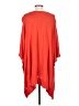 Ann Taylor 100% Rayon Orange Poncho Size XS - photo 2