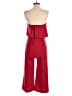 Assorted Brands Color Block Red Jumpsuit Size M - photo 2