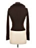 Studio 100% Polyester Brown Cardigan Size M - photo 2