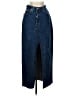 RE/DONE 100% Cotton Blue Denim Skirt Size 24 waist - photo 1